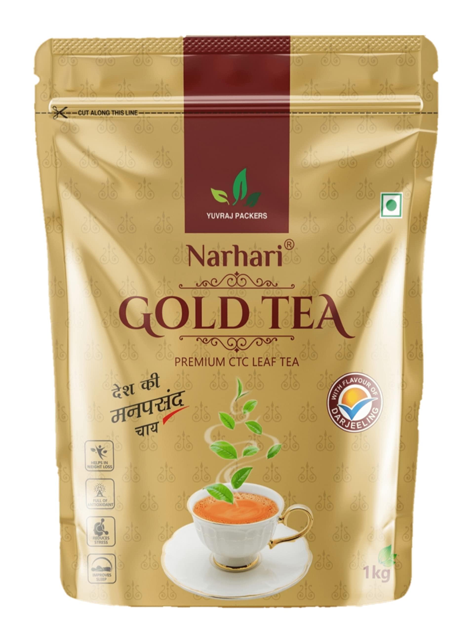 Narhari Narhari Gold Tea | Premium CTC Leaf Tea | Strong & Refreshing Tea | Offer Pack 1kg