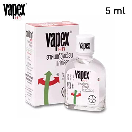 HANI PO HANI PO™ Vapex Inhaler Relief HR Nasal Congestion Headache Relaxing 5 ml - Thailand Product Pack of 1