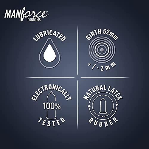 Manforce Manforce Combo, Lubricated Flavoured Condoms for Men | 20 pcs | Chocolate, Strawberry, Black Grapes, Melon & Mint | Indias No. 1* Condom Brand for Safe Sex