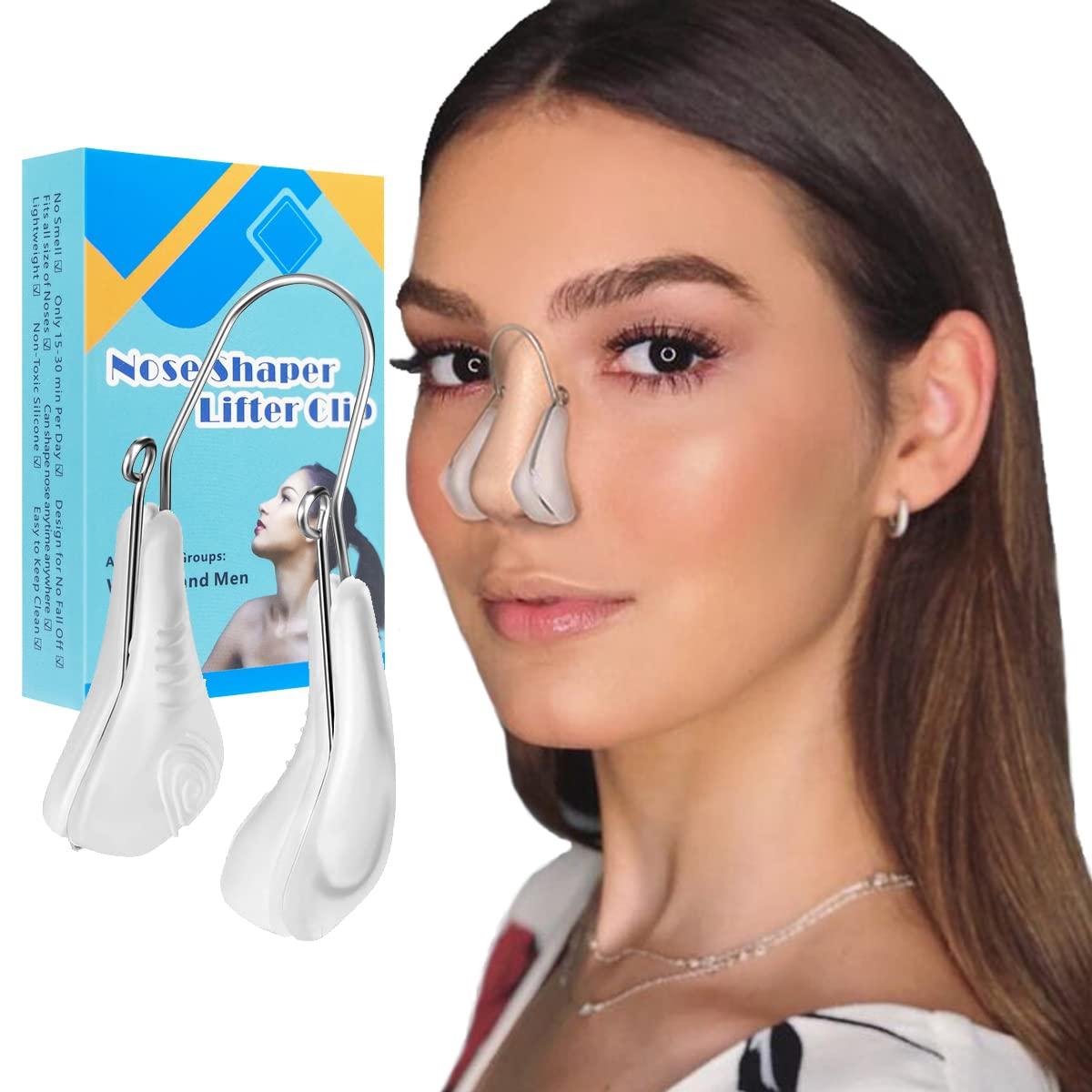 Quecc Quecc Nose Shaper Beauty Up Nose Bridge Straightener Corrector Slimming Device Unisex Pain Free Trimmer Nose Lifter Clip Tool, Hand Powered