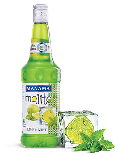 Manama Manama Lime and Mint Mojito, Strawberry Mojito and Orange Mojito, 500ML Each, Pack of 3