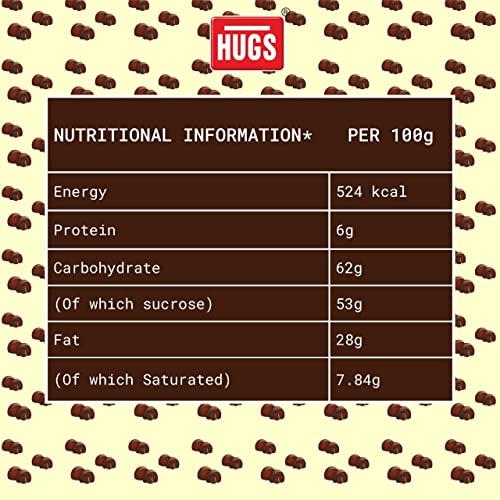 HUGS Hugs Ghana Twist Dark Chocolate | Chocolate Gift Box (36 pcs)