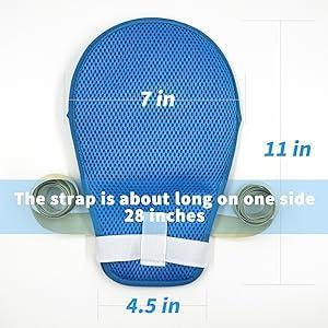 P S ASSOCIATES Dementia Restraint Gloves - Control Mitts Safety Hand Glove, Restraint Mitts, Dementia Products for elderly