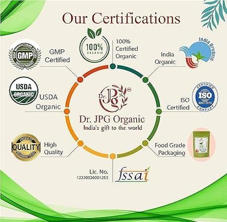 NAPP MART Dr. JPG Organic Bael Fruit Powder-200g / Wood Apple/INDIA ORGANIC Certified.