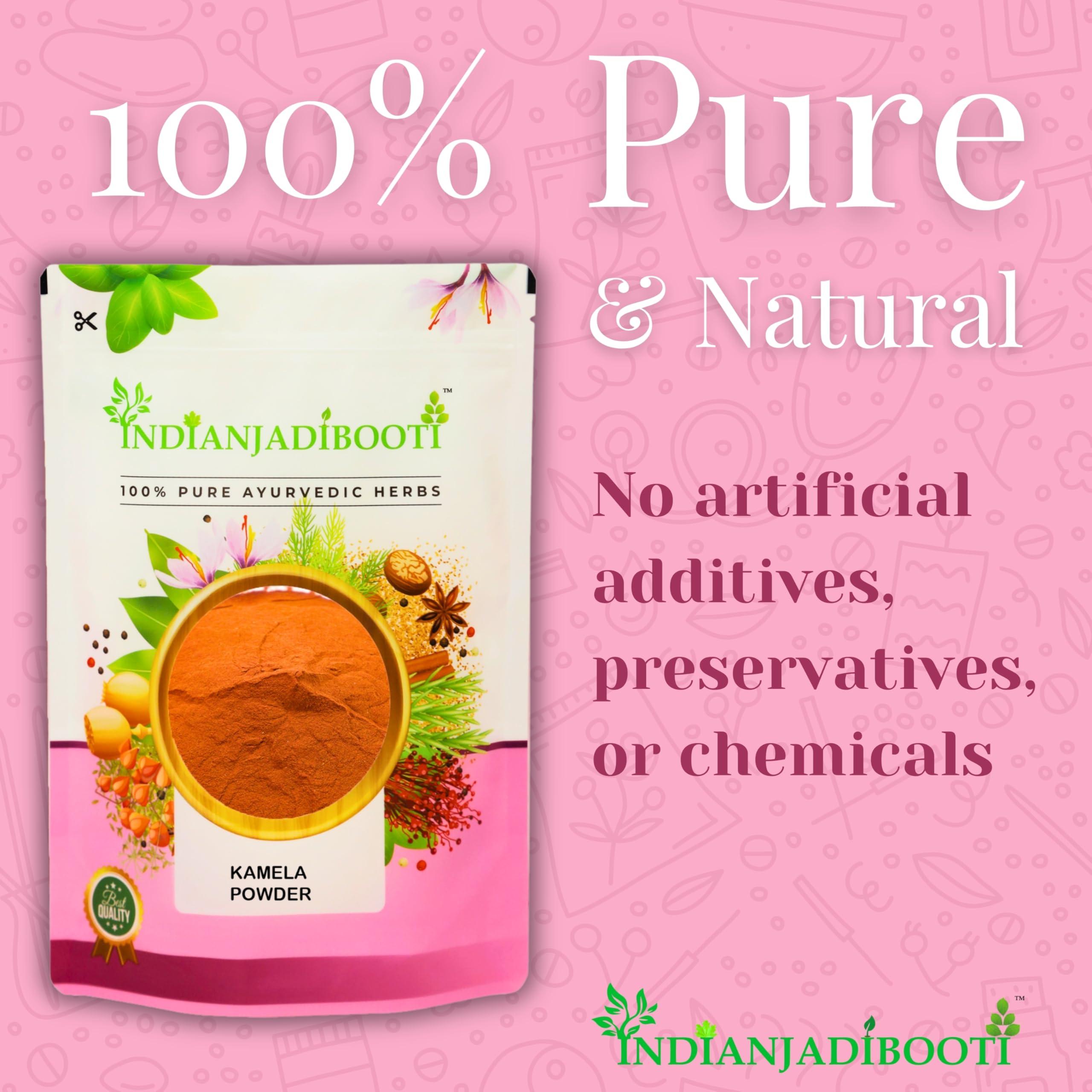 IndianJadiBooti IndianJadiBooti Kamila Powder - Kamela Powder - Camila Powder - Mallotus Philippinensis, 400 Grams