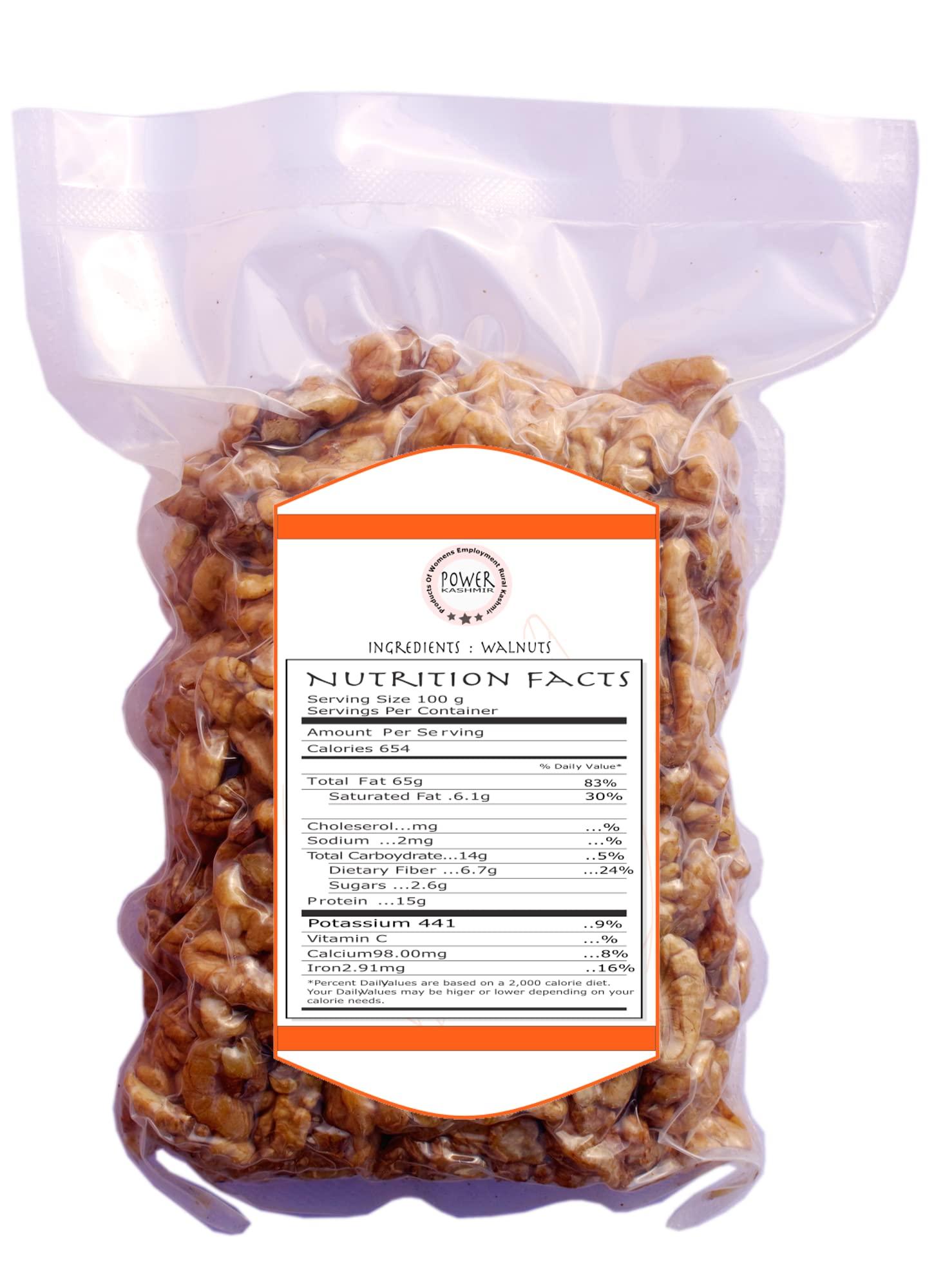 Power Kashmir Power Kashmir White Walnut Halves Half Without Shell Walnut Kernels Kashmiri 1kg