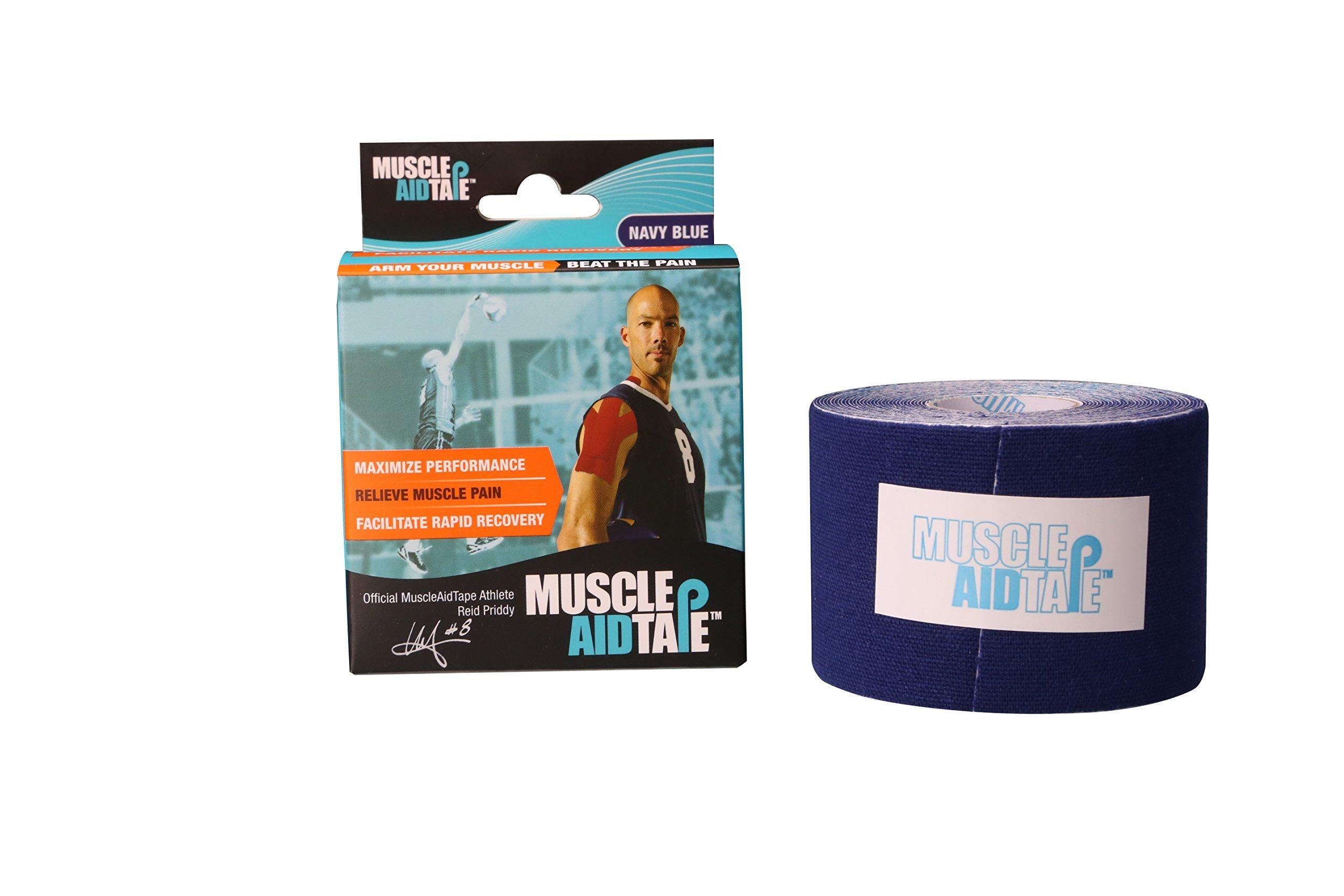 MUSCLEAIDTAPE MuscleAidTape, Navy Blue, 3.5 Ounce