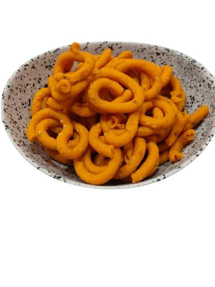 Generic Sri Srinivasa Foods Chekodi Hand Made Chegodilu Delicious Snack 250 Grams/Pack of 1