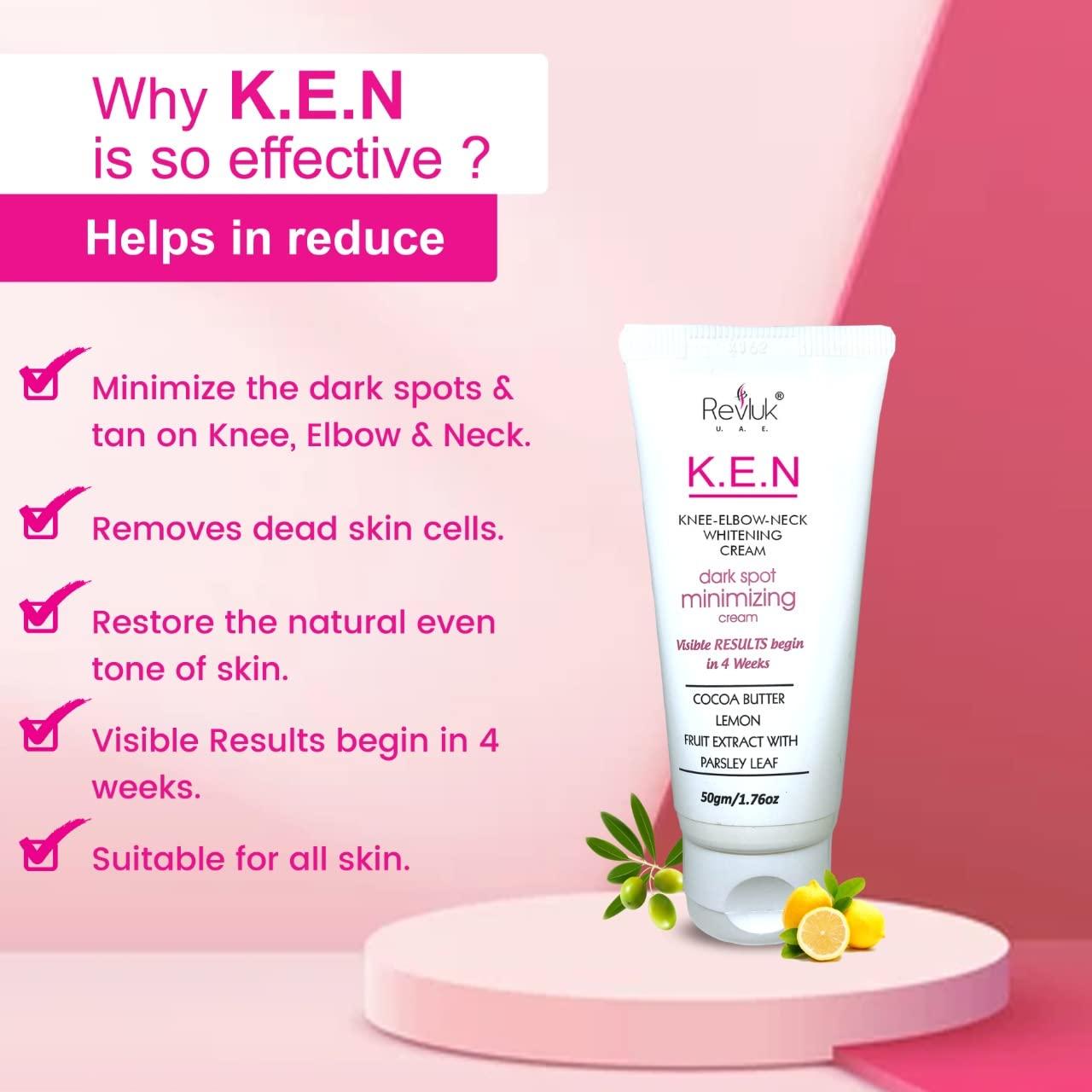 revluk Revluk-Knee Elbow Neck Whitening Cream Whitening | Lightens And Softens | 50 gm