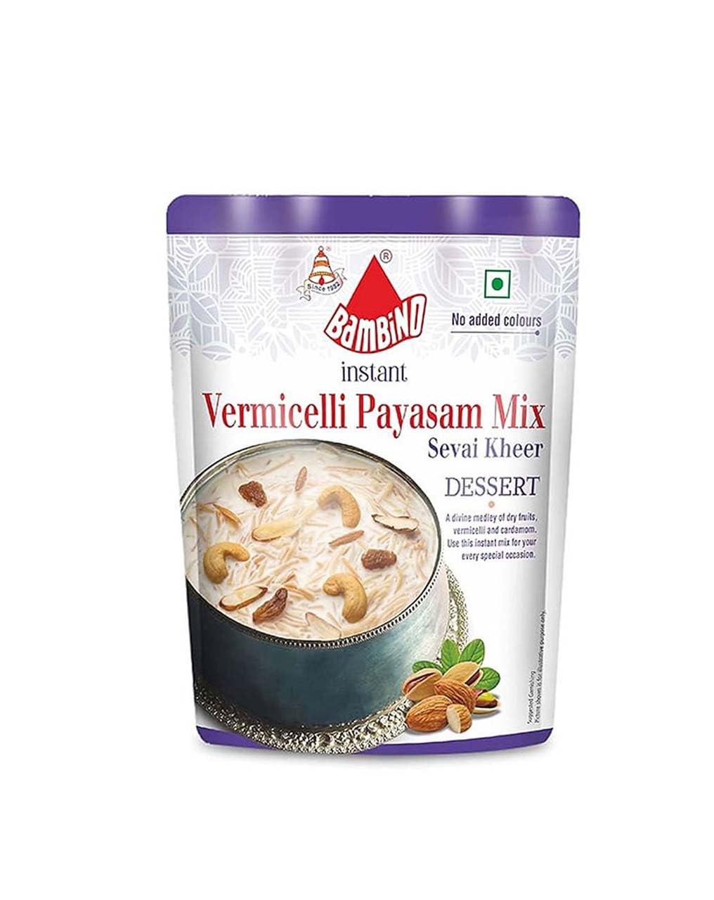 Bambino Bambino Soan Papdi Buttersctoch I Badam Each 200 Gms X Pack of 2 (400 Gms) & Bambino vermicelli Payasam Kheer Mix Each 180 Gms X Pack of 2 (360 Gms)