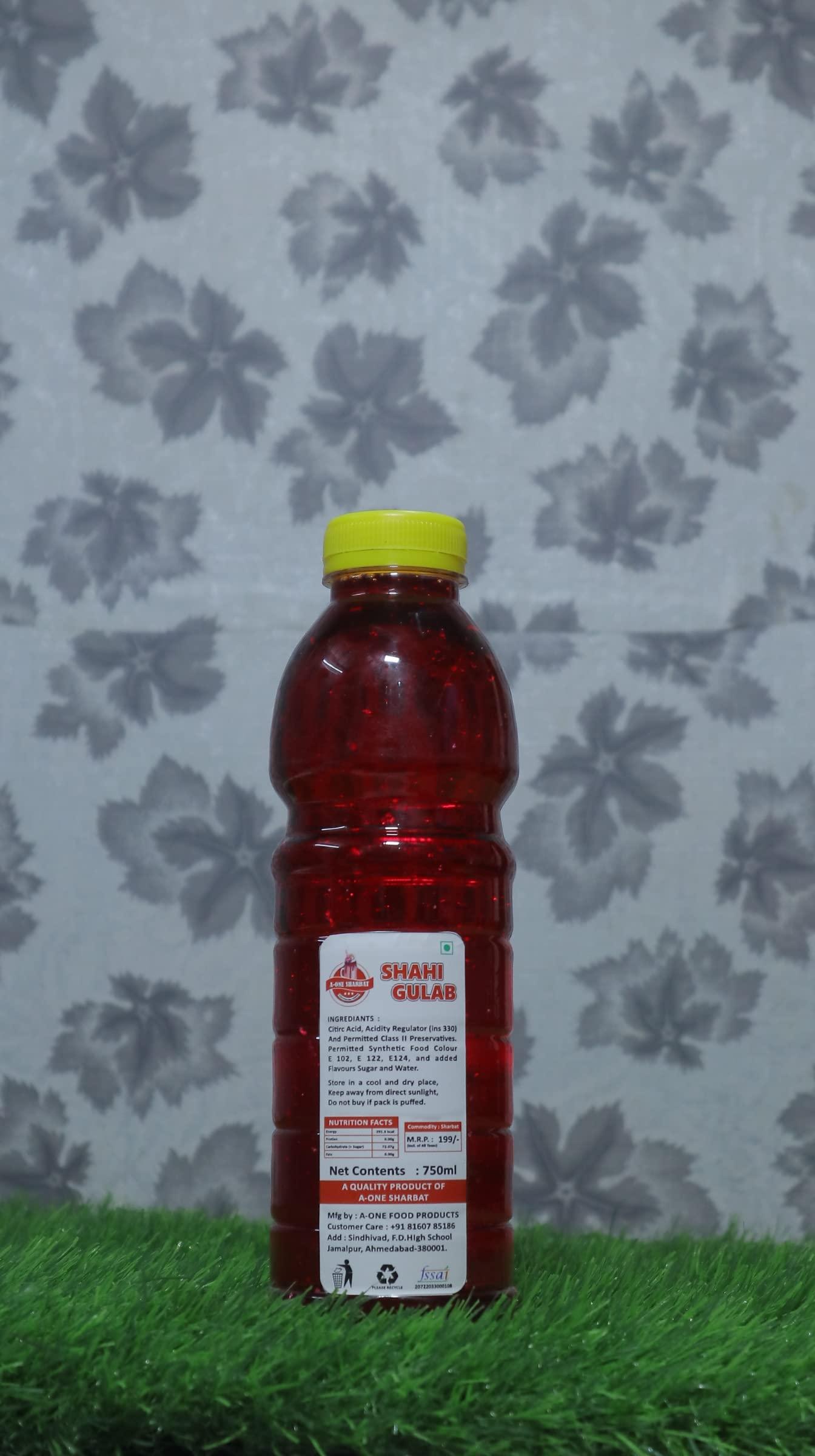 A1 COLD DRINKS A1 COLD DRINKS | Sharbat Bottle 750ml/Soft Drink (Shahi Gulab)