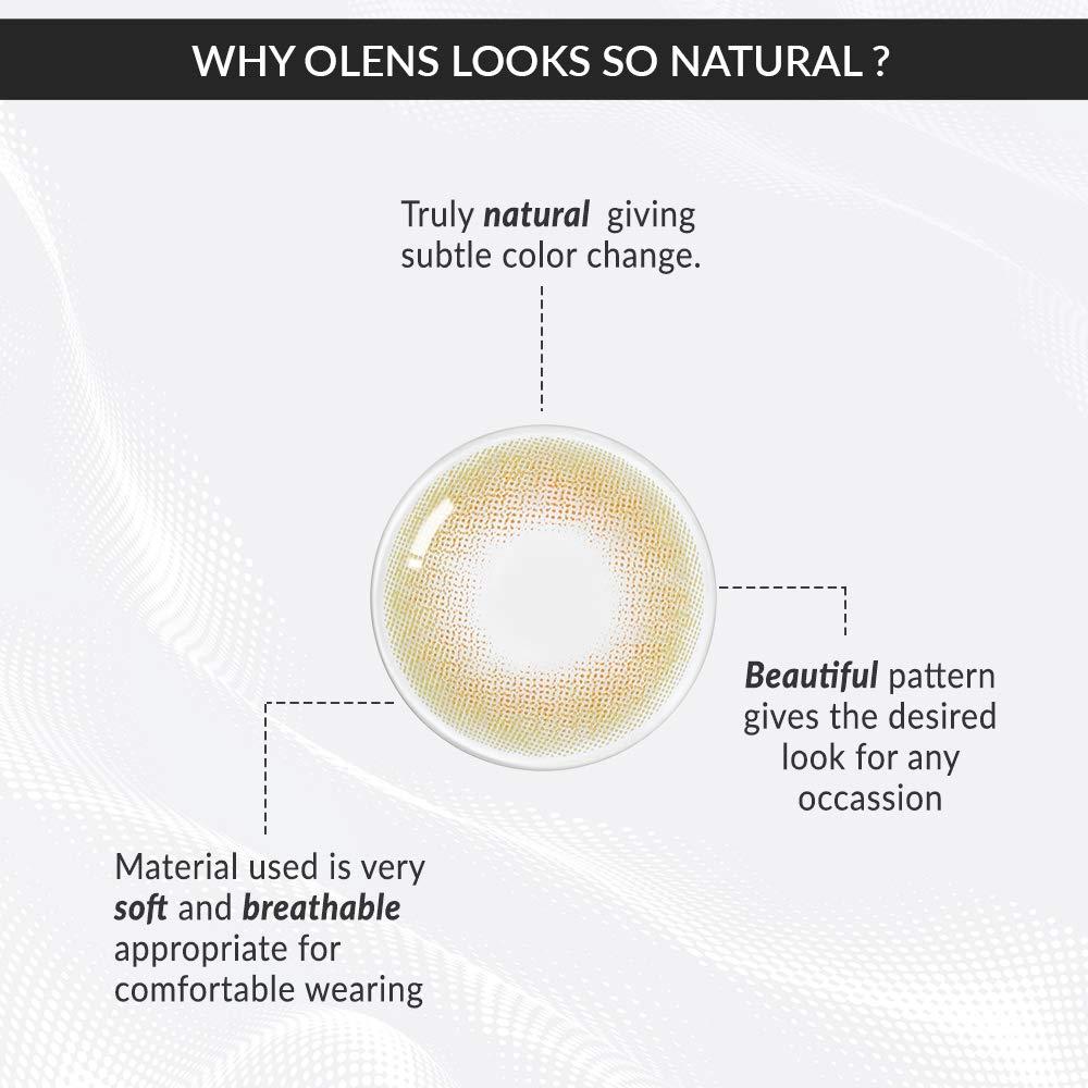 O-Lens O-LENS Russian Velvet Green - Coloured Contact Lens (Monthly Disposable, -0.50 / 2pcs / Green), Natural Looking & Comfy Eye Color Lenses