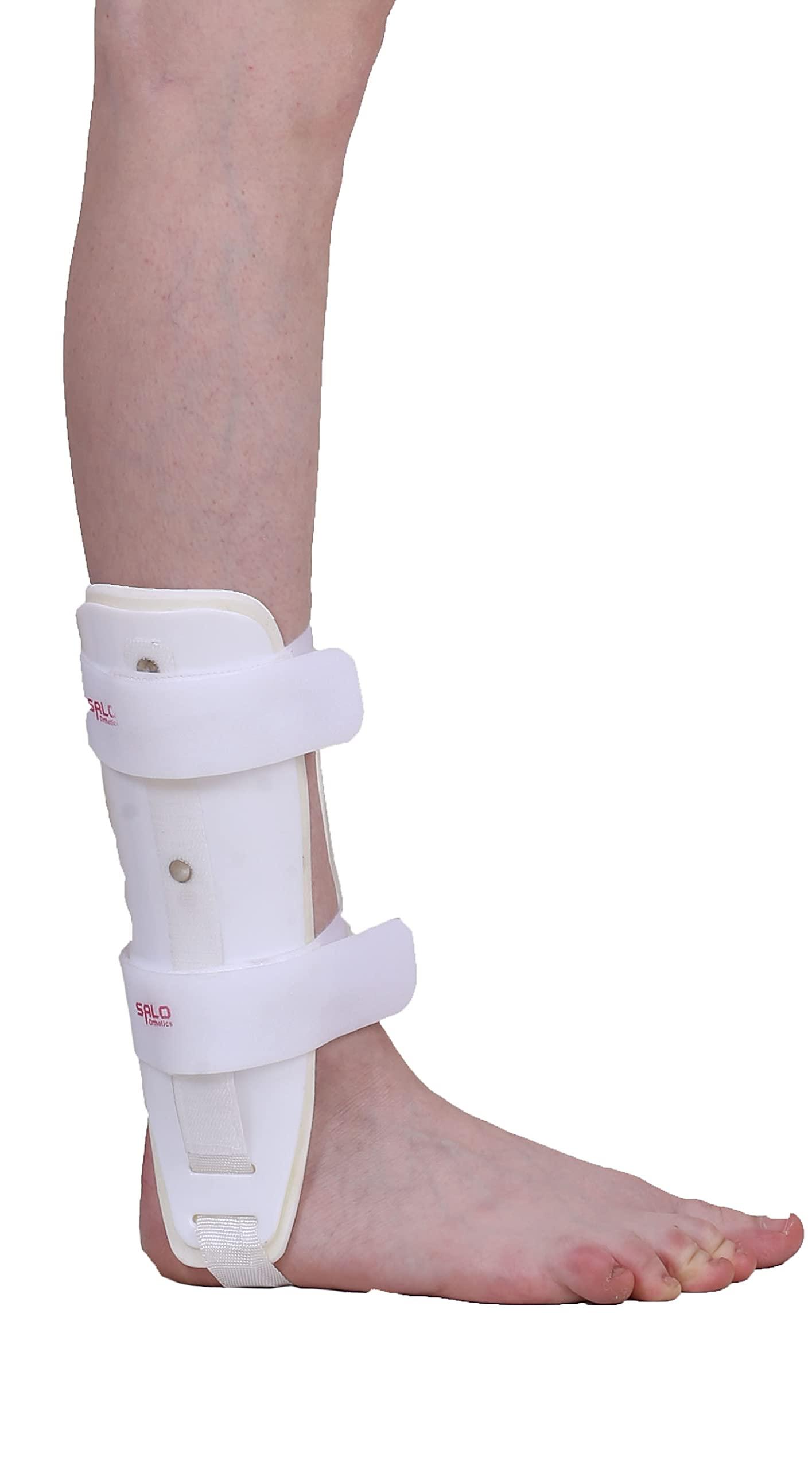 SALO Orthotics Salo Orthotics Stirrup Universal Ankle Brace -Immobilizer Pain Relief Brace Support Flexible Latex Pad Universal Improved Injury Support (Ankle Splint)