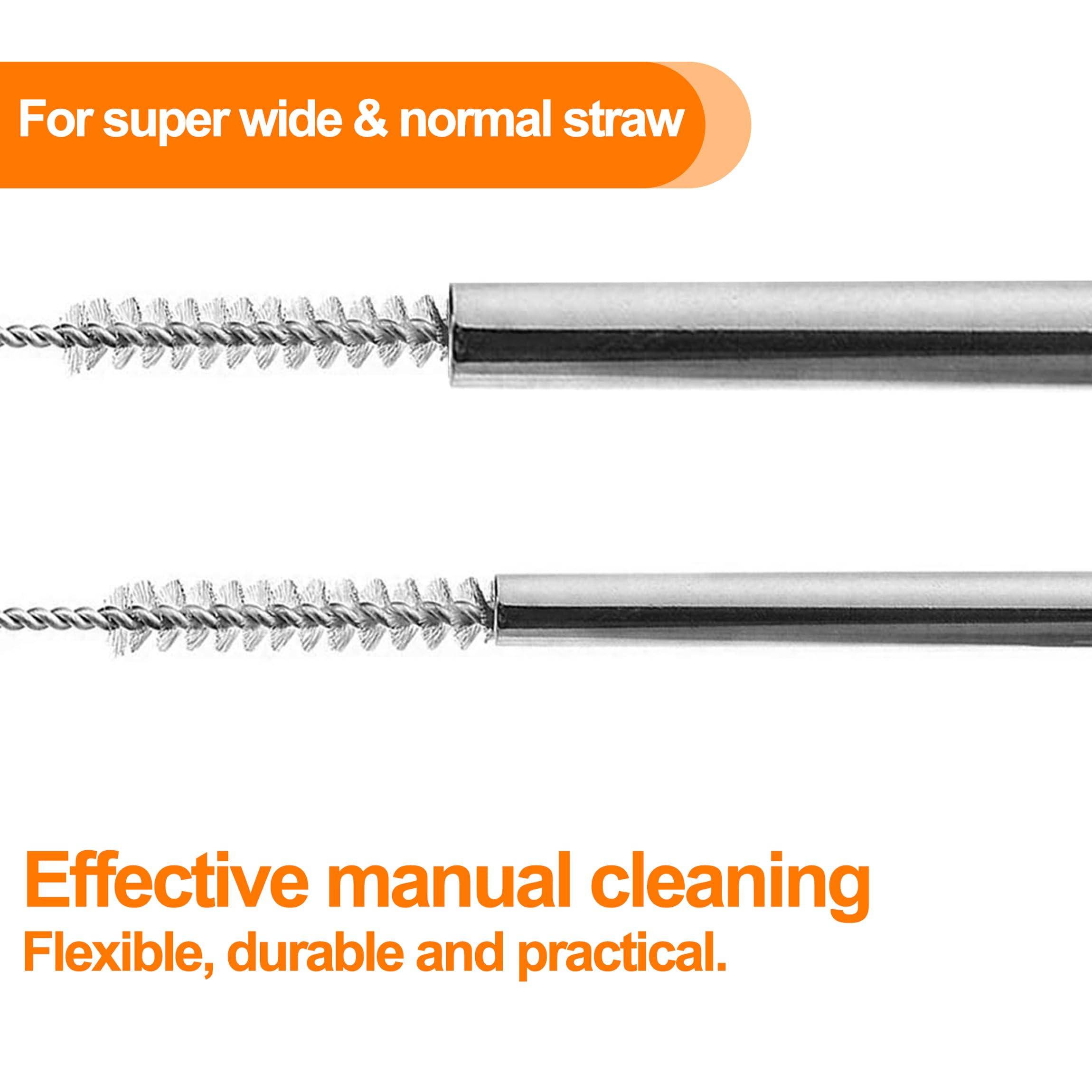 KEUYE KEUYE Straw Cleaner Brush Perfectly Fits for YETI, Straw Cleaner Brush for Tumbler Straws,Bendable and Flexible Straw Cleaner Compatible with Yeti,5PCS Straw Cleaner Brush Extra Long