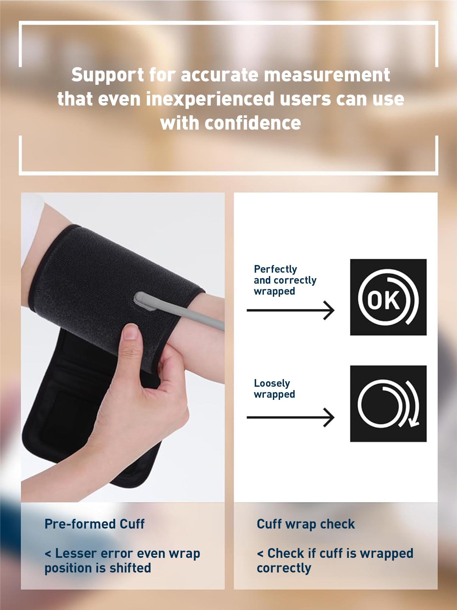 Omron Omron HEM 7156 T Digital Blood Pressure Monitor with 360 Accuracy Intelli Wrap Cuff for All Arm Sizes Accurate Measurements and Bluetooth Connectivity