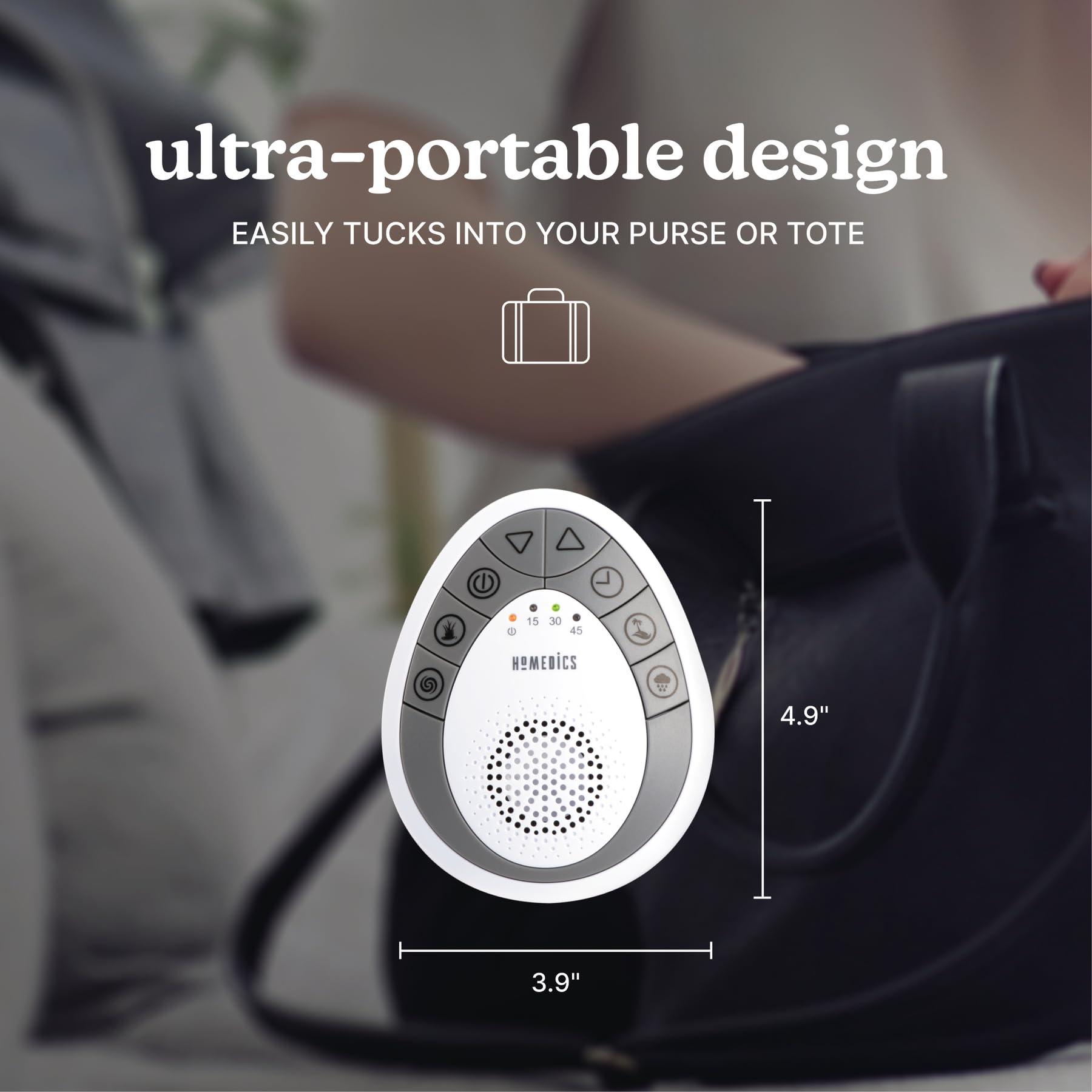 Homedics HoMedics, SoundSpa Mini Portable Sound Machine, SS-1200