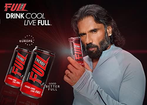 FULL ENERGY Full Energy - The Ultimate Energy Drink for a Quick Boost, Pre-Workout Fuel, and Revitalizing Your Body and Mind (Pack 4)