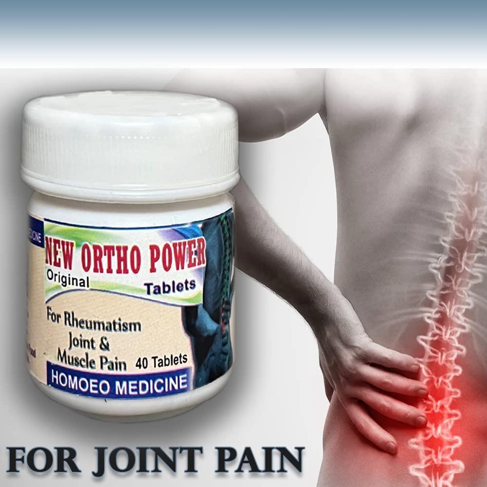 homoe medicine Ayurvedic new Ortho Power Tablet (2 x 40 Units) Tablets