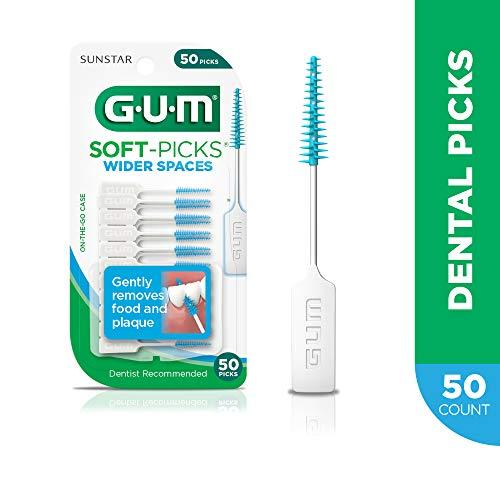Gum GUM Soft-Picks Wider Spaces Dental Picks (Pack of 50)