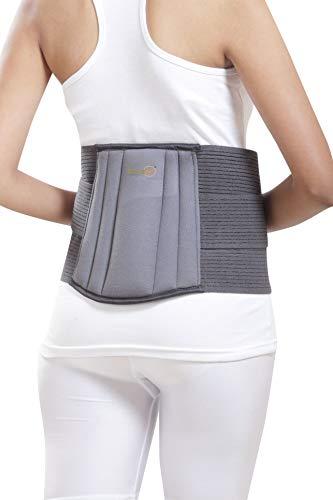 Braceon Brace on. Pain off Braceon Lumbo Sacral Belt | Lumbar Sacral Belt | Lumbo Support Belt for Back Pain | LS Support Belt for Women & Men | Lower Back Pain Relief Adjustable Straps Belt (Medium)