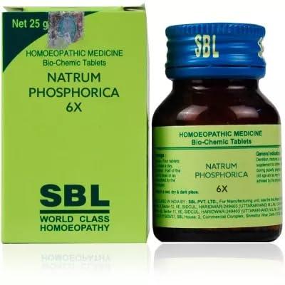 Organic Homoeo SBL Natrum Phosphoricum 6X (25g)| Pack of 2
