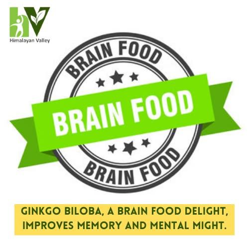Himalayan Valley Ginko Biloba (With Brahmi) || Boosts Your Memory || Brain Food Supplement || 60 Capsules
