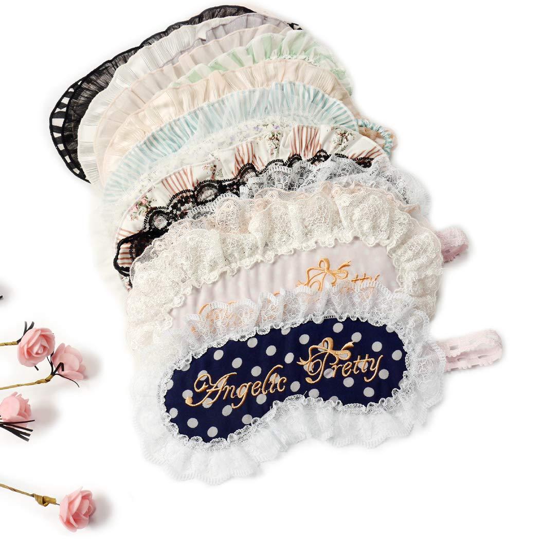Fascigirl Fascigirl Sleeping Mask Eye Mask Lace Letter Decor Sleeping Eye Cover Blindfold Eyeshade