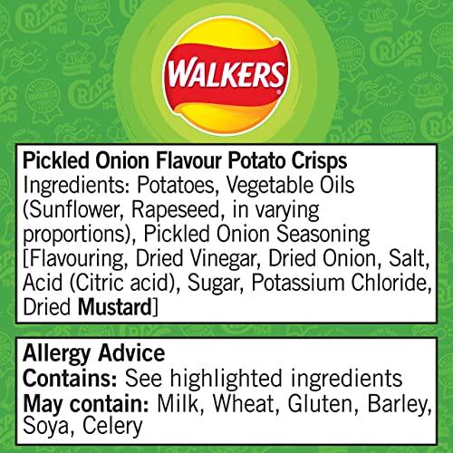 Generic Walkers Pickled Onion Crisps - 32.5g - Pack of 2