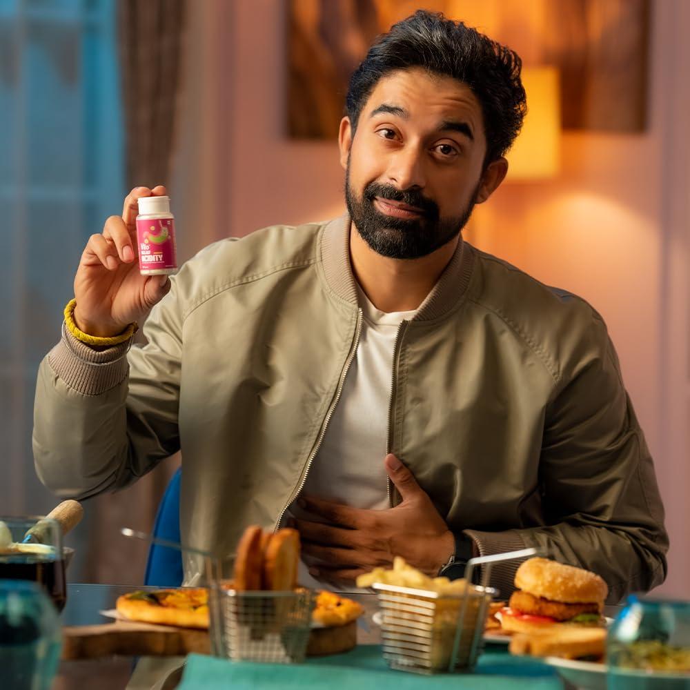 Vito Relief Vito Relief Acidity Chewable Tablets For Heartburn and Acid Reflux Lemon Flavor - Plant Based Natural Ingredients Amla And Calcium Carbonate For Instant Relief, 60 Tablets (60 Tablets)