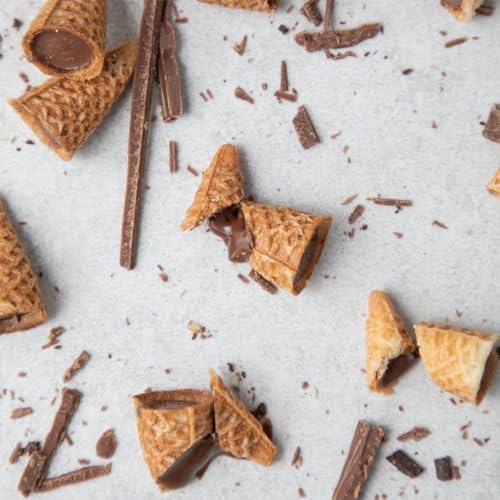 NOVANOVA Nova Nova Best Bite Choco Filled Cones | Belgian Chocolate - Pack of 2 | 100% Eggless | No Added Preservatives (100g)
