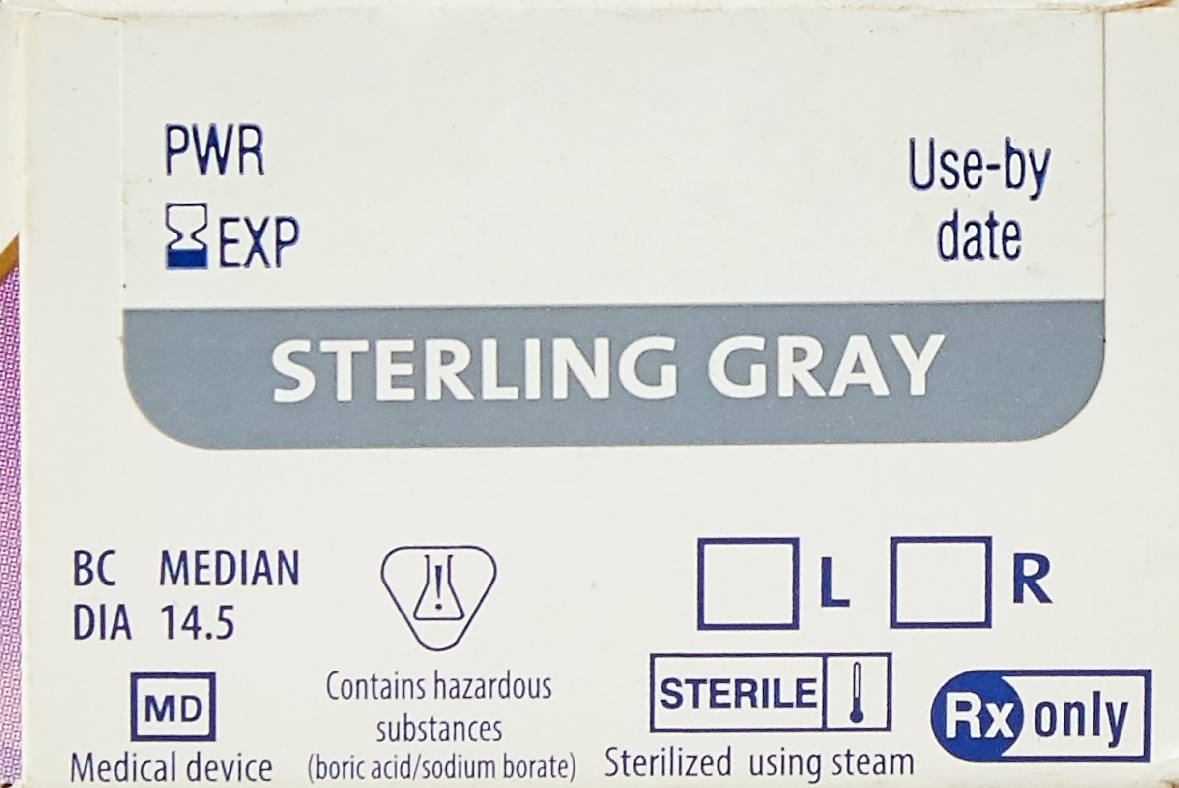 ALCON Freshlook Colorblends Contact Lens with Lens Case & Solution - 2 Pieces (-5,Sterling Grey)