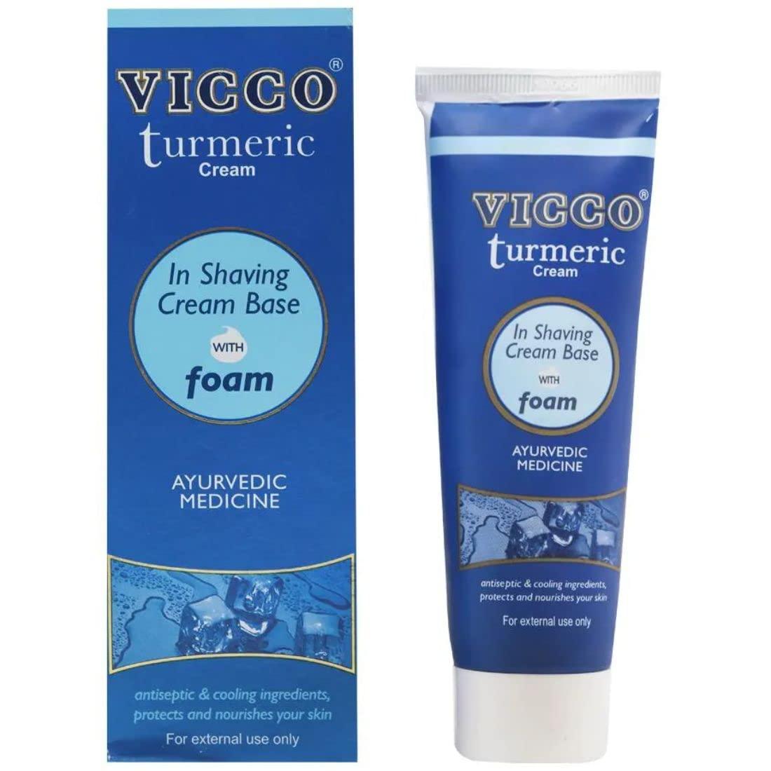 VICCO Vicco Ayurvedic Turmeric Shaving Cream With Foam Base - 70g