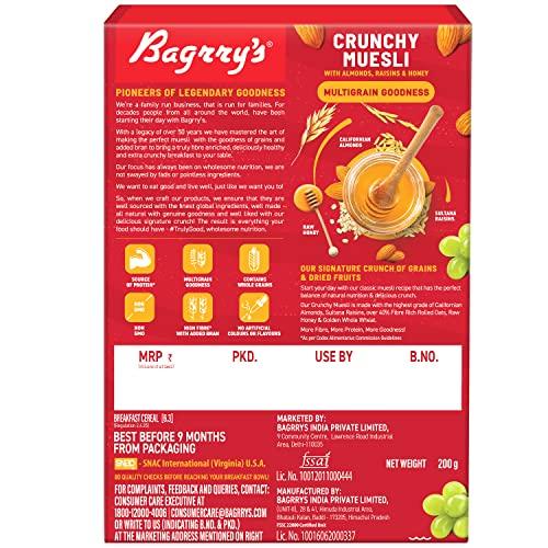 Bagrry's Bagrry Museli - Crunchy, 200g Box
