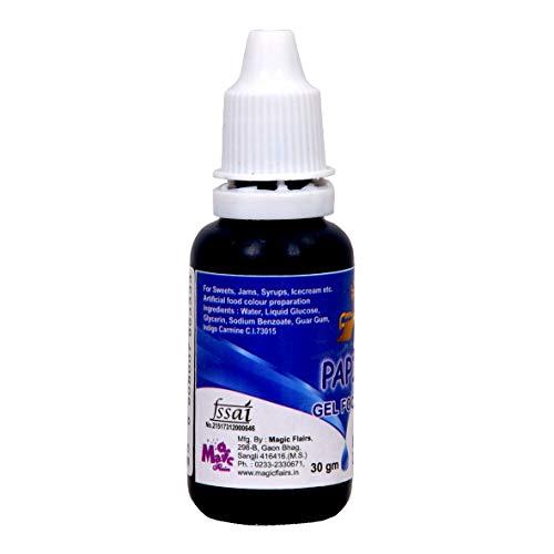 PAPILON Papilon Food Flavours & Colours Concentrated Gel Food Colour Indigo Blue -30gm
