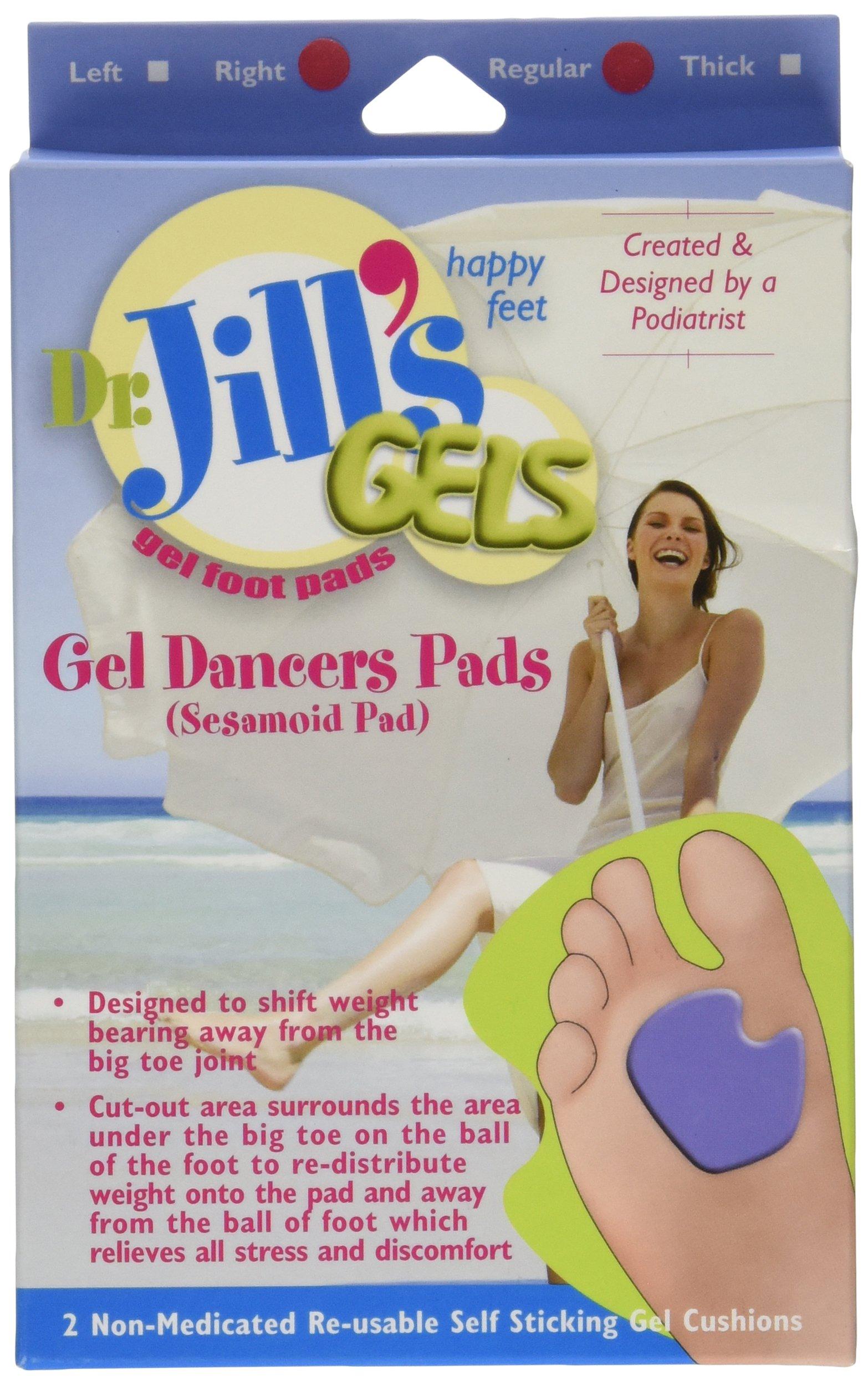 Dr. Jill's Footpads Dr. Jill's Gel Dancer's Pads (Right Foot)