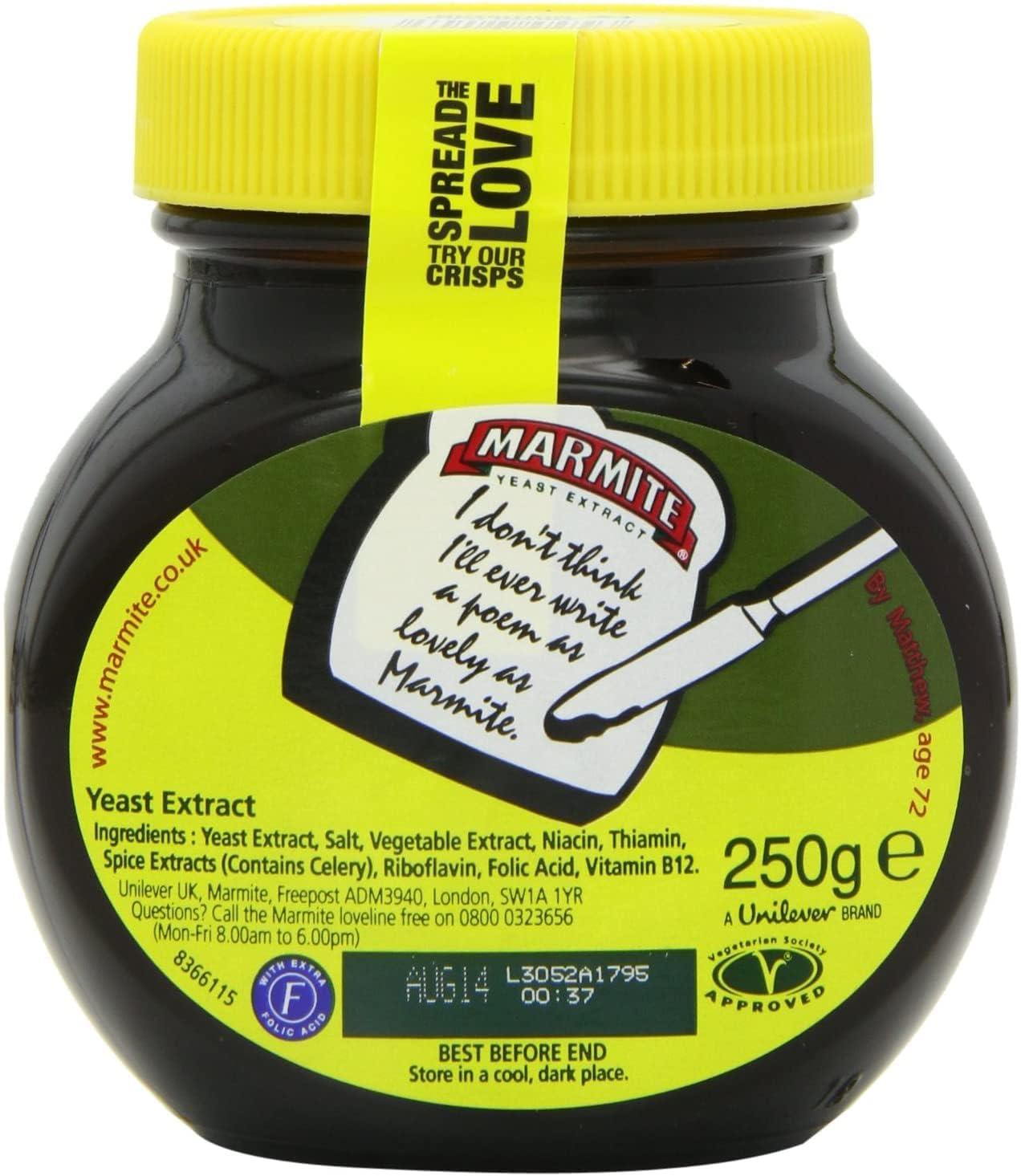 Generic Marmite Yeast Extract On Toste is a Unique and Delicious Breakfast 250g