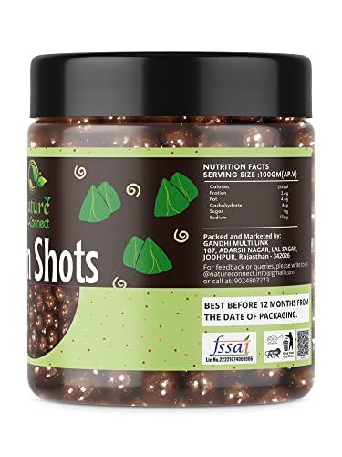 Nature Connect Nature Connect Paan Shots 300 gm (Instant Paan, Mouth Freshener, Mukhwas) Pan Flavor Candy | Paan Shots | Pan Laddu - Paan Candy [Jar Pack]
