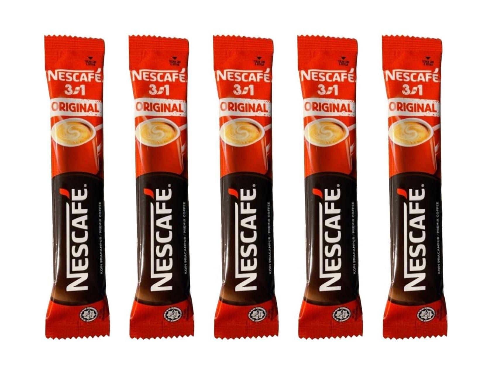 Nescafe Nescafe 3 In 1 Original Aromatic & Balanced Sachets Instant Coffee Powder, 90 Gm Pack Of 5 (5 X 18G)