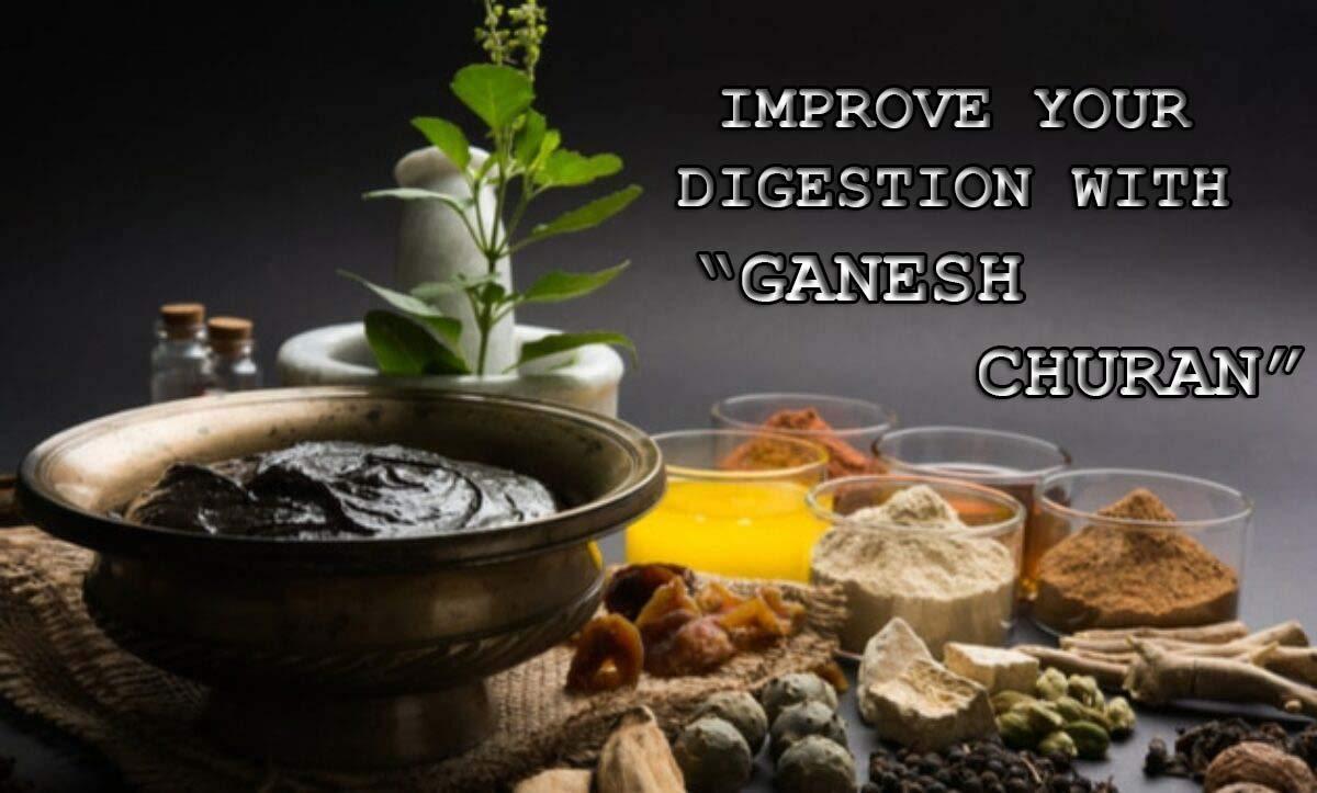 Ganesh Ayurvedic Aushadhalaya Ganesh Ayurvedic Aushadhalaya Acidity Churan for Indigestion, Bloating, and Constipation (80GM)