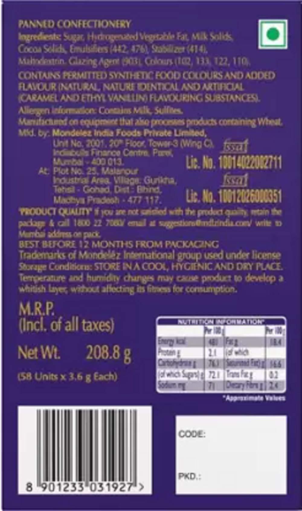 Cadbury Cadbury Shots Truffles (2 X 208.8 G), Chocolate, 417.6 Gram