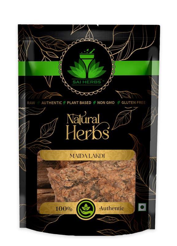 SAI HERBS SAI HERBS MAIDA LAKDI RAW MATERIAL (Use For digestive disorders, dysentery, vomiting and Intestinal diseases) (250 Grams)