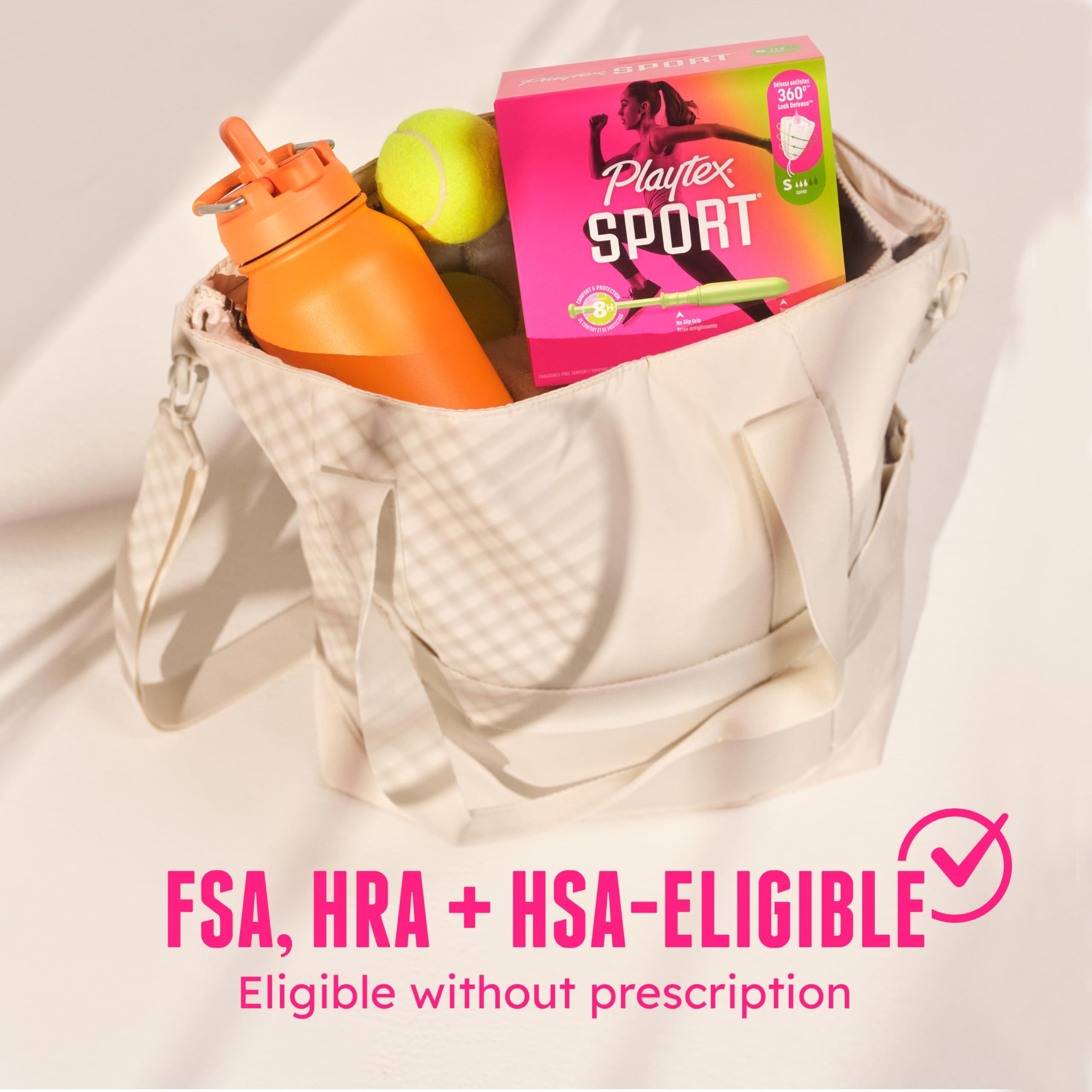 Playtex Playtex, Sport Tampons Regular Absorbency, White, Unscented, 48 Count