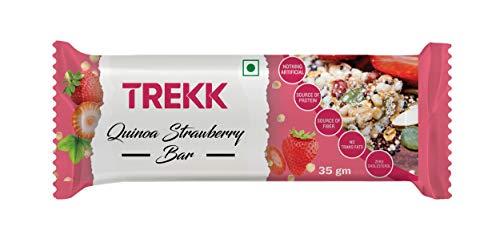TREKK Trekk Combo Pack of Quinoa Strawberry & Tropical Delight Granola Bar - 35g per bar (6 pc Box) Pack of 2 Boxes