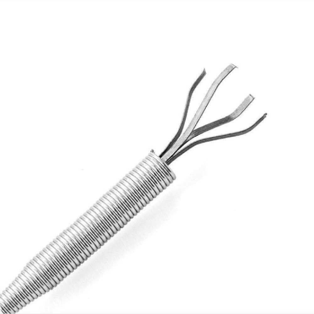 ALINNA ALINNA Flexible Grabber Claw Pick Up Reacher Tool With 4 Claws Bendable Hose Pickup Reaching Assist Tool for Litter Pick, Home Sink, Drains, Toilet(24 Inches) Silver