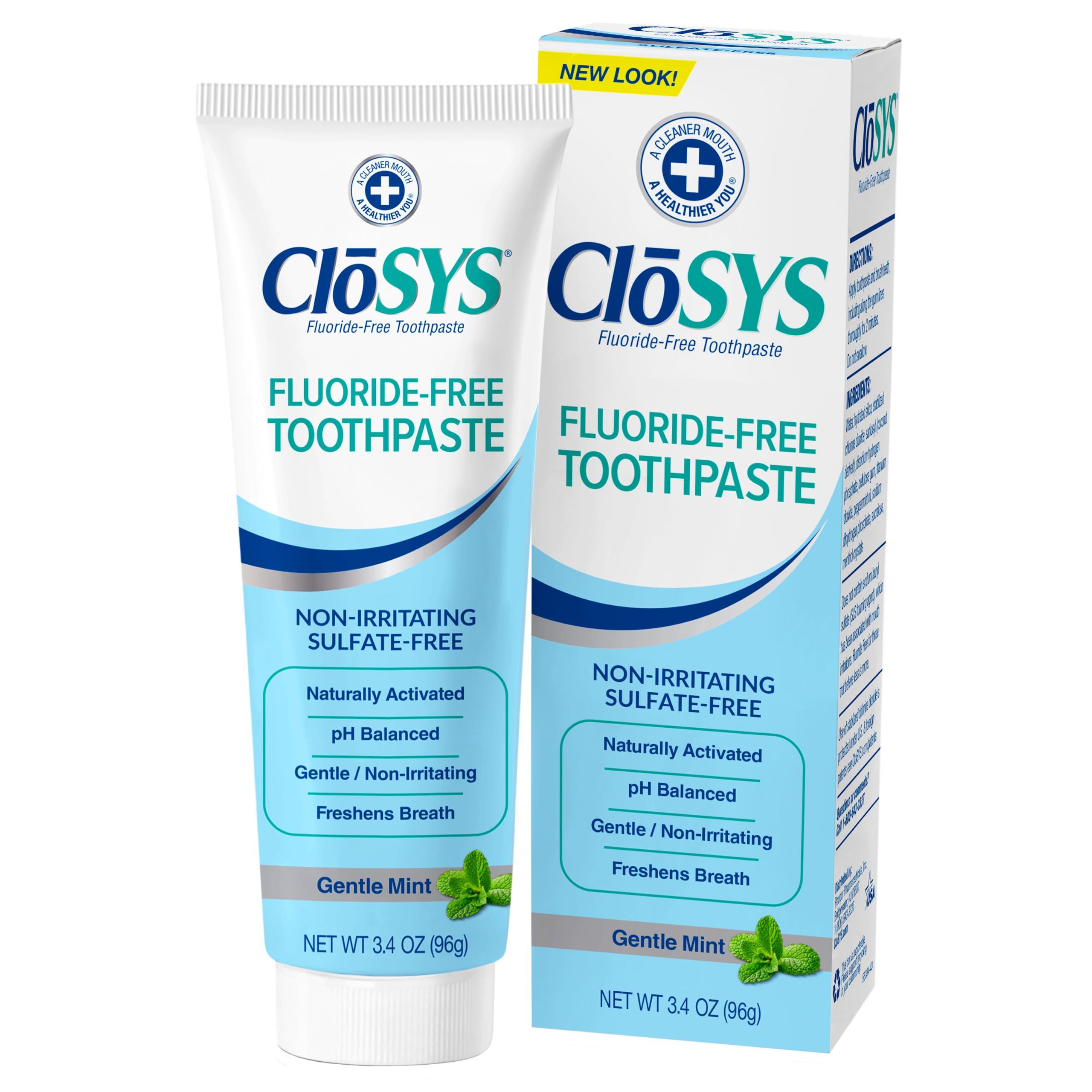 CloSYS CloSYS Fluoride Free Toothpaste, 3.4 Ounce
