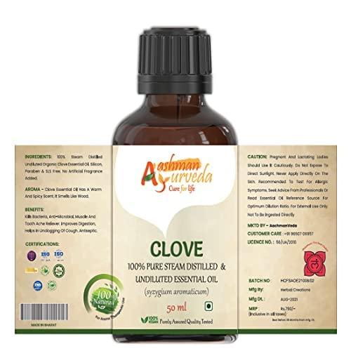 Aachman Veda Cure for Life Aashman Ayurveda Essential Oil (Clove)