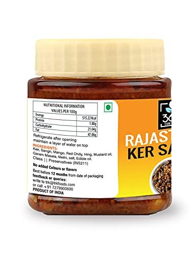 365 STORE TO DOOR 365 STORE TO DOOR Rajasthani Ker sangri Pickle 500g | Marwadi Delicacy Pickles | Ker Sangri Ka Achar | Panchkutta | Homemade, No Preservatives, No Oil | 100% Pure & Hygiene | Ready to Eat
