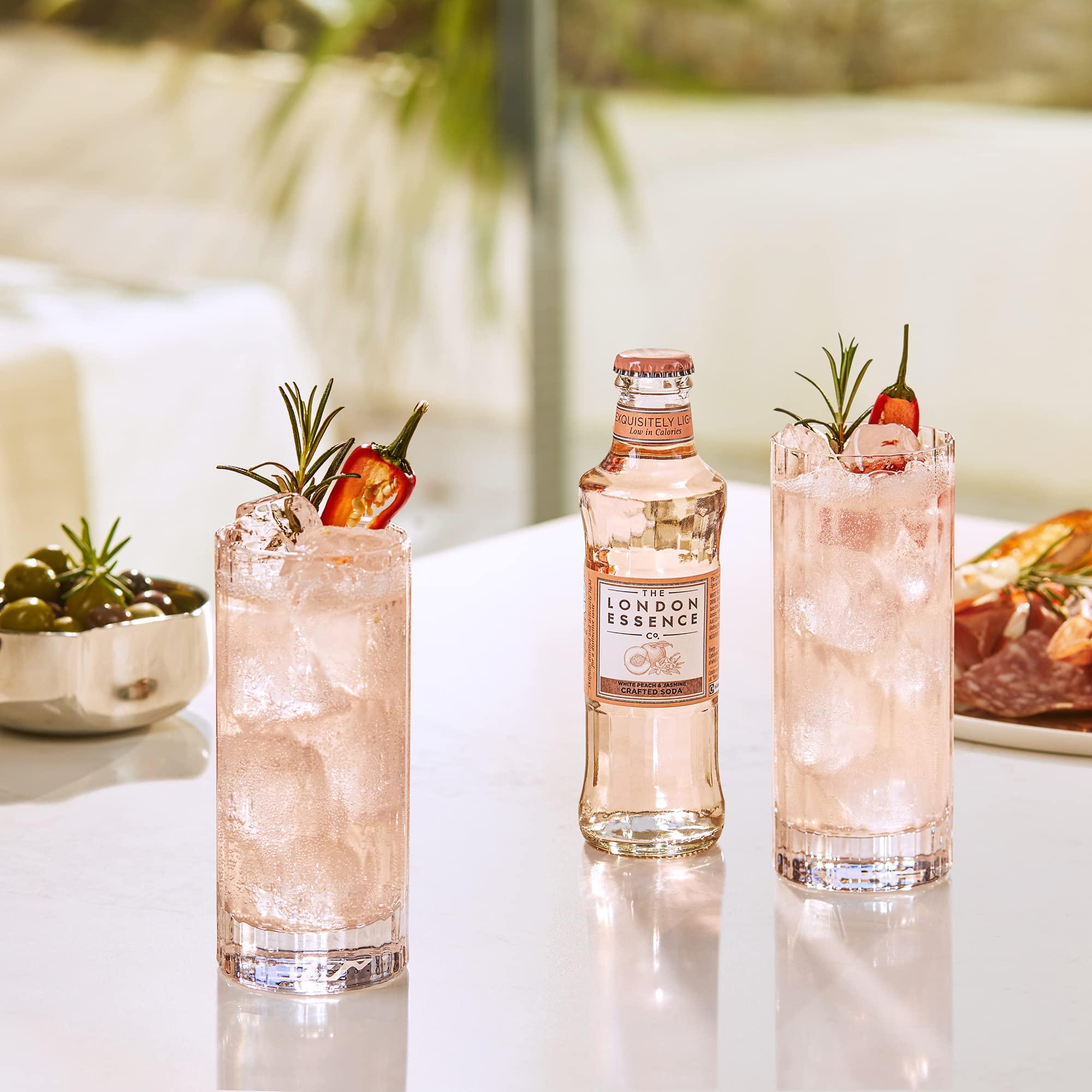 The London Essence Co. The London Essence Co. White Peach & Jasmine Crafted Soda, 6.76 fl oz / 200 ml
