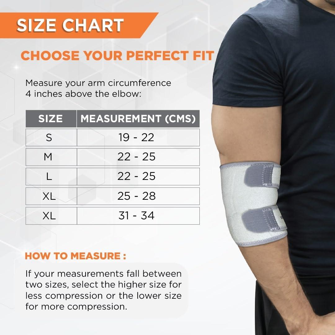 Vissco Vissco Neoprene Elbow Support With Velcro Strap - Xxl