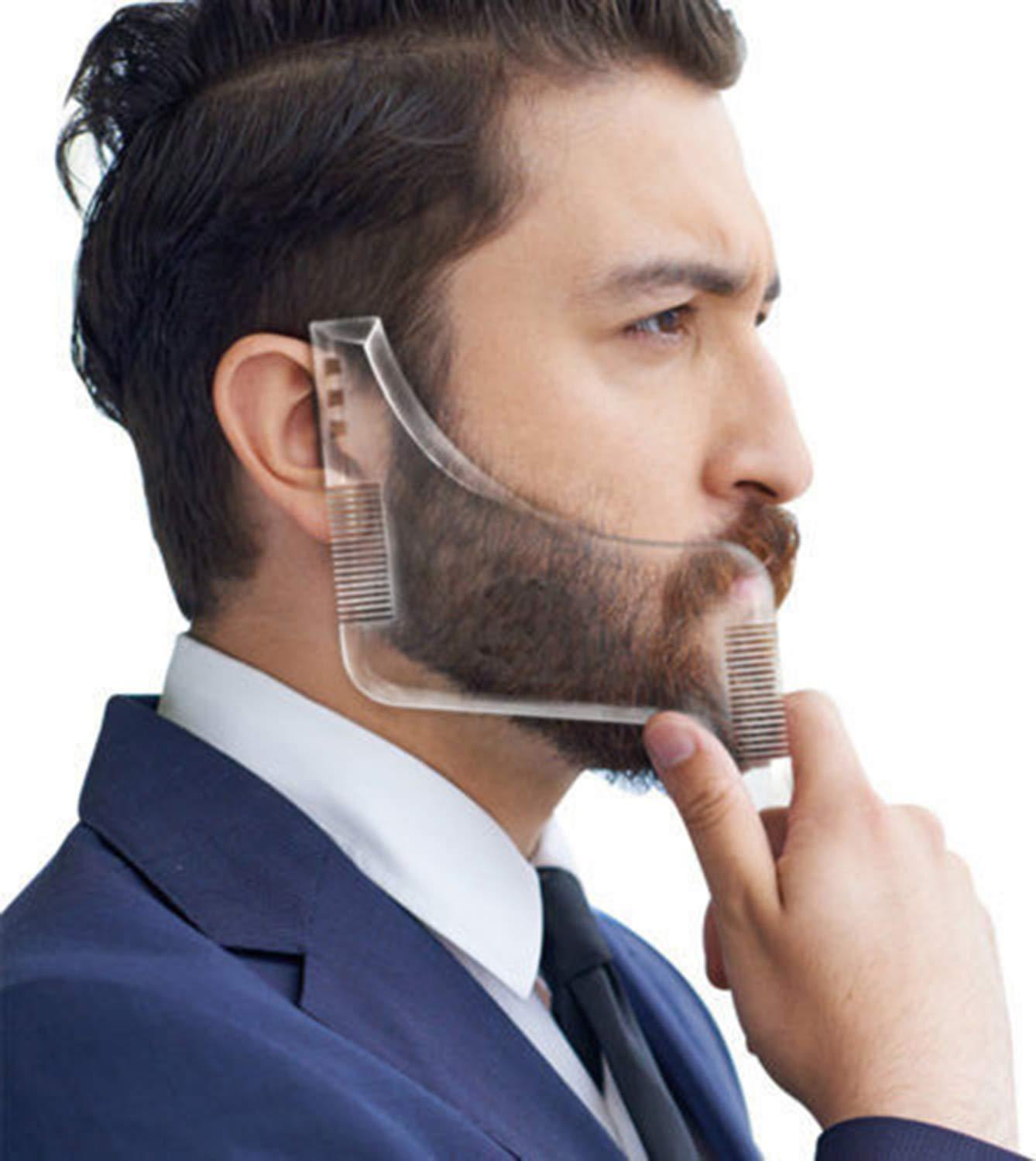 EKAN Ekan Men Beard Shaping Tool And Comb For Grooming For Salon And Home Use Pack Of 1 (Beard Shaper - 1)